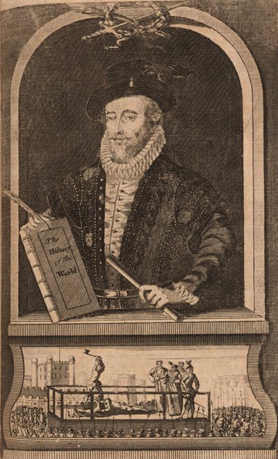 Porträt von Sir Walter Raleigh, 1750er-1760er Jahre von B. Cole