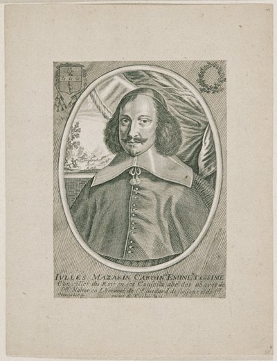 Kardinal Jules Mazarin von Balthasar Moncornet