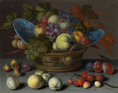 Korb mit Früchten, ca. 1622 von Balthasar van der Ast