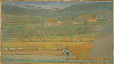 Das Tal der Yonne von Balthus Klossowski de Rola