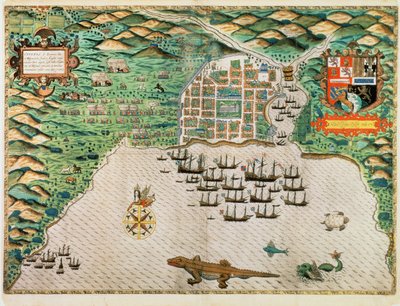 Santiago, Kap Verde von Baptista Boazio