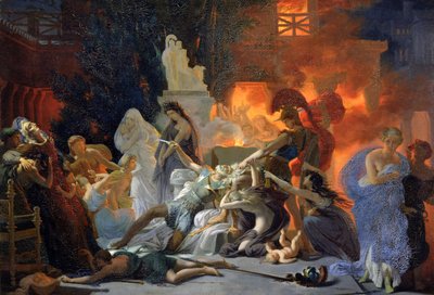 Der Tod des Priamos, ca. 1817 von Baron Pierre Narcisse Guerin