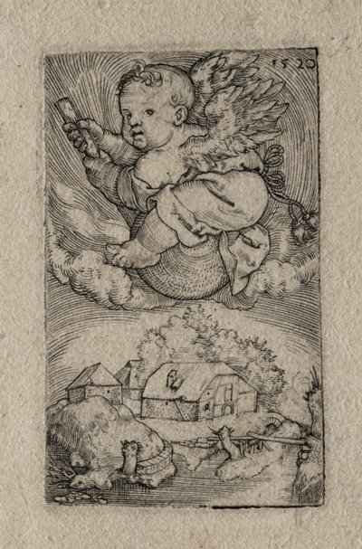 Genius reitet auf einem Ball von Barthel Beham