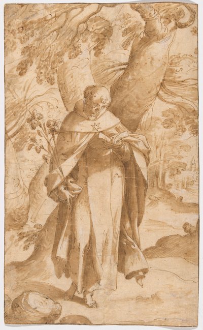 Der heilige Dominikus liest von Bartholomaeus Spranger