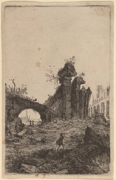 Die Ruinen des Kolosseums von Bartholomeus Breenbergh