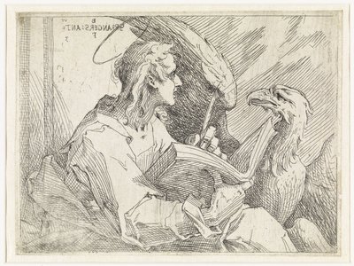 Johannes der Evangelist von Bartholomeus Spranger