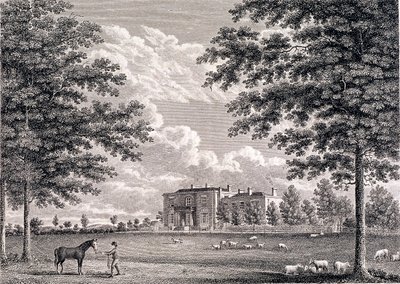 Brockwell Hall, Herne Hill, Lambeth, London, 1820 von Bartholomew Howlett