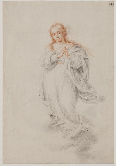 Die unbefleckte Empfängnis, Jungfrau Maria von Bartolomé Esteban Murillo