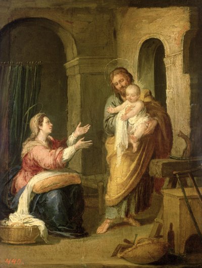 Die Heilige Familie, ca. 1660-70 von Bartolomé Esteban Murillo