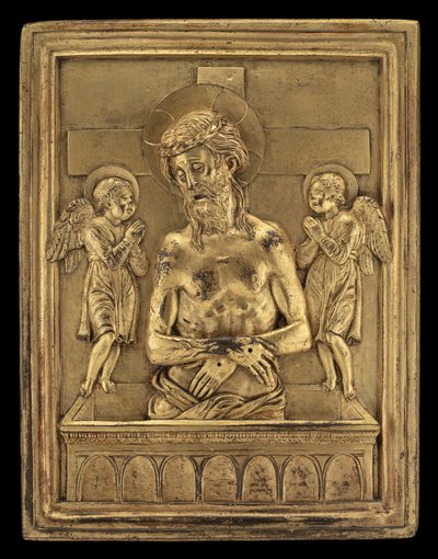 Der tote Christus mit zwei Engeln von Bartolomeo Bellano