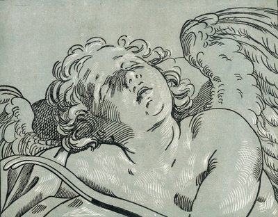 Ein schlafender Amor, 1630-45 von Bartolomeo Coriolano