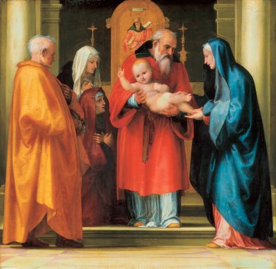 Darstellung Jesu im Tempel (Detail) von Bartolomeo Fra