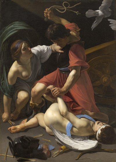 Cupido bestraft, 1613 von Bartolomeo Manfredi