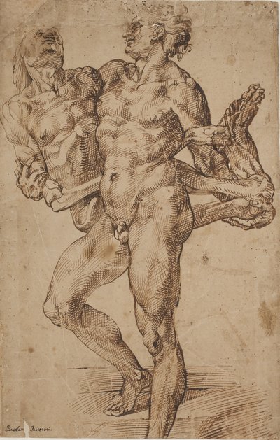 Aeneas und Anchises [?] von Bartolomeo Passarotti