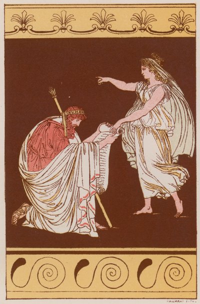 Numa Pompilius und die Nymphe Egeria von Bartolomeo Pinelli