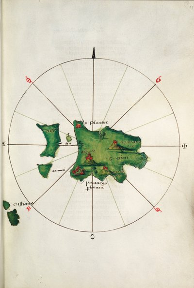 Santorini, Sonetti, ca. 1485 (Pergament) von Bartolomeo da li Sonetti