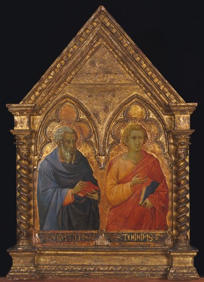 Heilige Matthias und Thomas, ca. 1350 von Bartolommeo Bulgarini