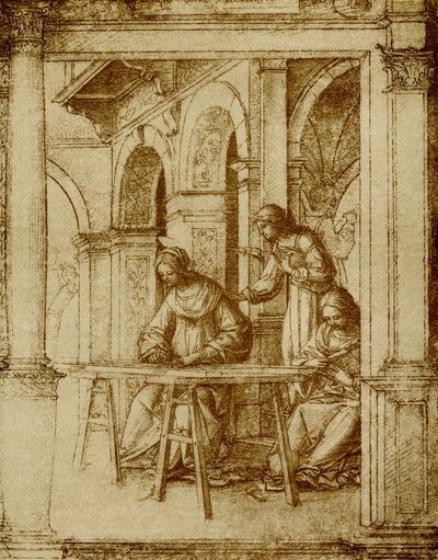 Die Jungfrau Maria arbeitet von Bartolommeo Suardi Bramantino