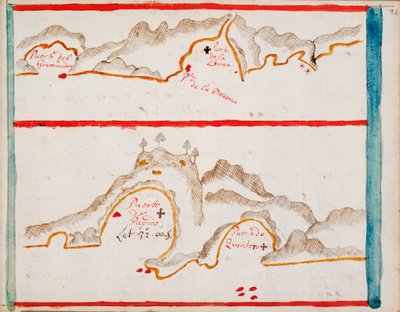 Bahia de la Ligua und Papudo von Basil Ringrose