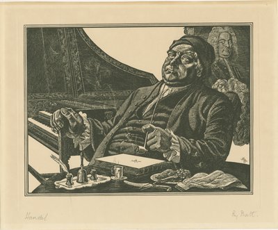 Händel, um 1930 von Batt