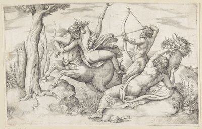 Der Raub der Deïanira von Battista Franco