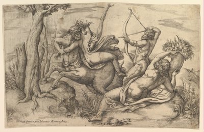 Die Entführung der Dejanira von Battista Franco Veneziano