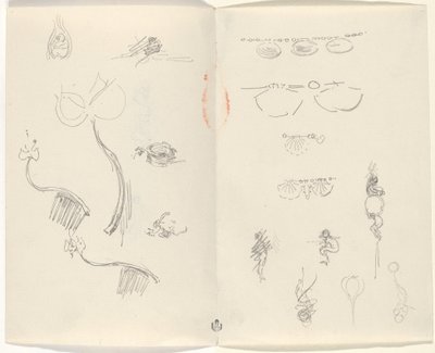 Studien für Schmuckdesigns von Beatrice Godwin Whistler