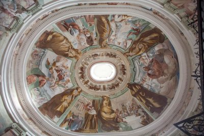 Gewölbe mit biblischen Szenen von Benedetto Crespi