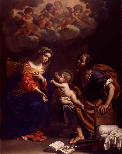Die Heilige Familie, 1682 von Benedetto Gennari
