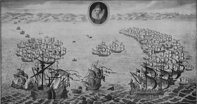 Niederlage der Spanischen Armada von Benjamin Cole