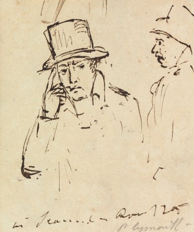 Studien von Männern mit Hüten von Benjamin Robert Haydon