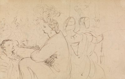 Studie sitzender Figuren von Benjamin Robert Haydon