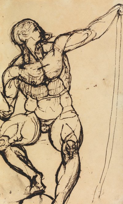Studie eines männlichen Aktes von Benjamin Robert Haydon