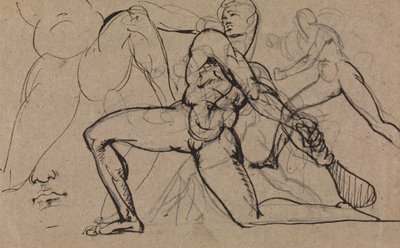 Studie eines männlichen Aktes von Benjamin Robert Haydon