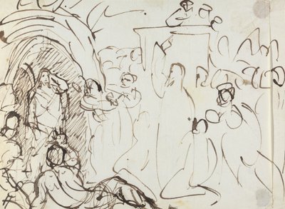 Studie der Auferstehung des Lazarus von Benjamin Robert Haydon