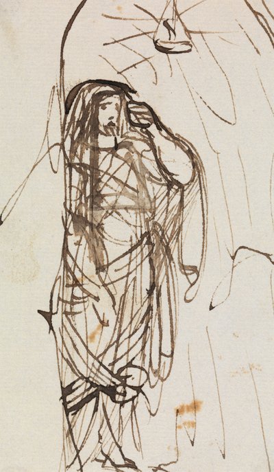 Studie der Auferstehung des Lazarus von Benjamin Robert Haydon