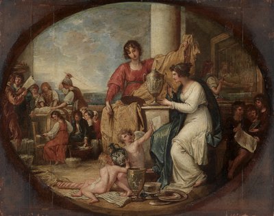 Eine Skizze von Benjamin West