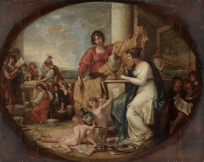 Britische Manufaktur - Eine Skizze von Benjamin West