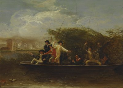 Herren beim Angeln von Benjamin West