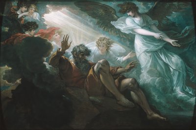 Moses sieht das Gelobte Land, 1801 von Benjamin West