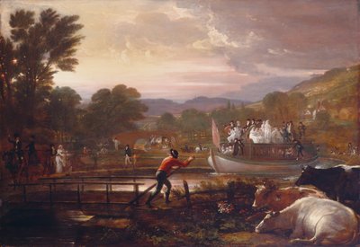 Paddington-Kanal, 1801 von Benjamin West