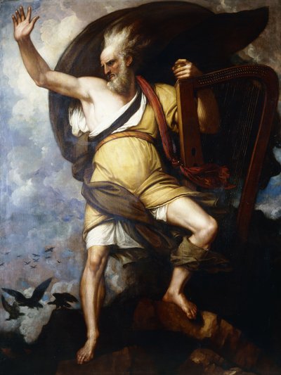 Der Barde, 1809 von Benjamin West