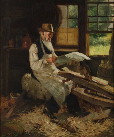 Ein müßiger Moment von Benjamin West Clinedinst