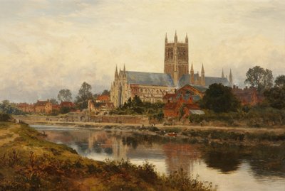 Worcester Kathedrale, 1897 von Benjamin Williams Leader