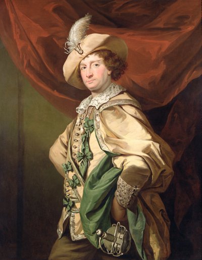 Henry Woodward als Petruchio, ca. 1773-74 von Benjamin van der Gucht