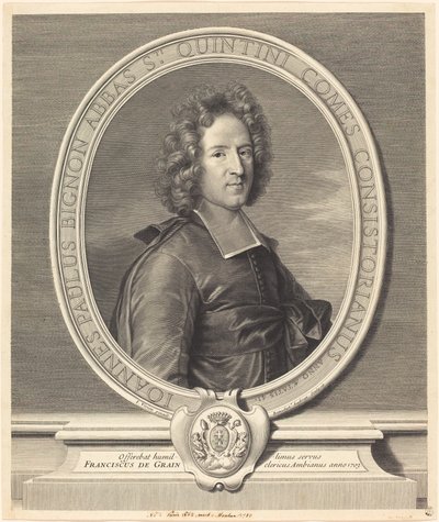 J.P. Bignon von Benoît Audran I after Joseph Vivien