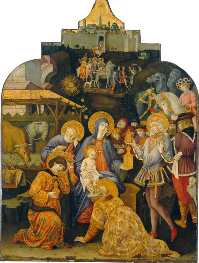Die Anbetung der Könige von Benvenuto di Giovanni