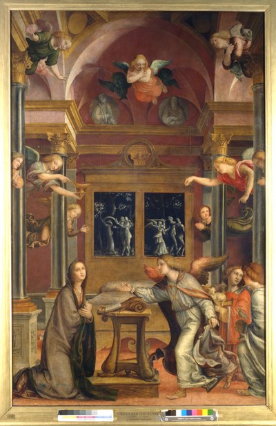 Verkündigung, ca. 1523 von Bernadino Zenale