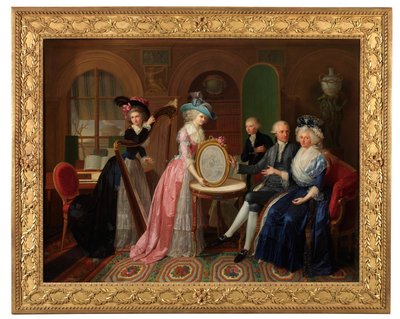 Porträt der Familie Villers von Bernard Duvivier