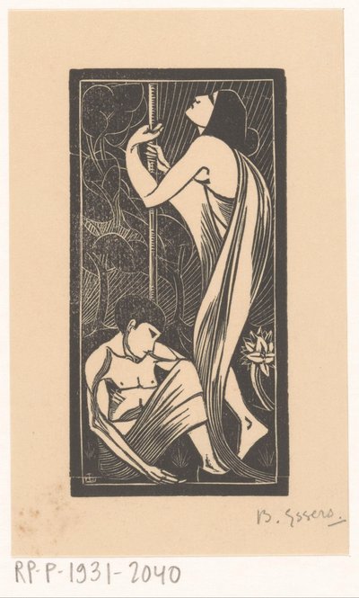 Nacht von Bernard Essers (signed by artist)
